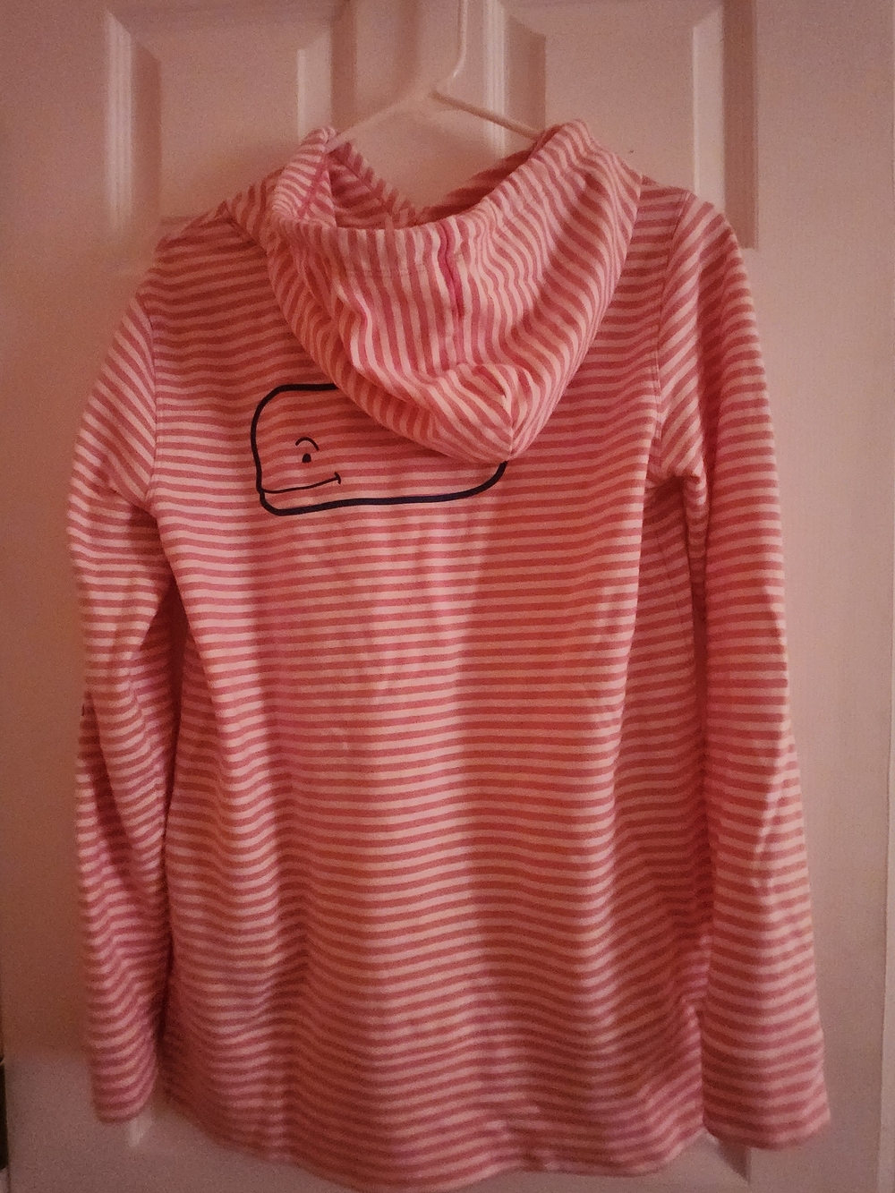 Vineyard Vines Pink & White Striped Hoodie - Picture 3 of 5